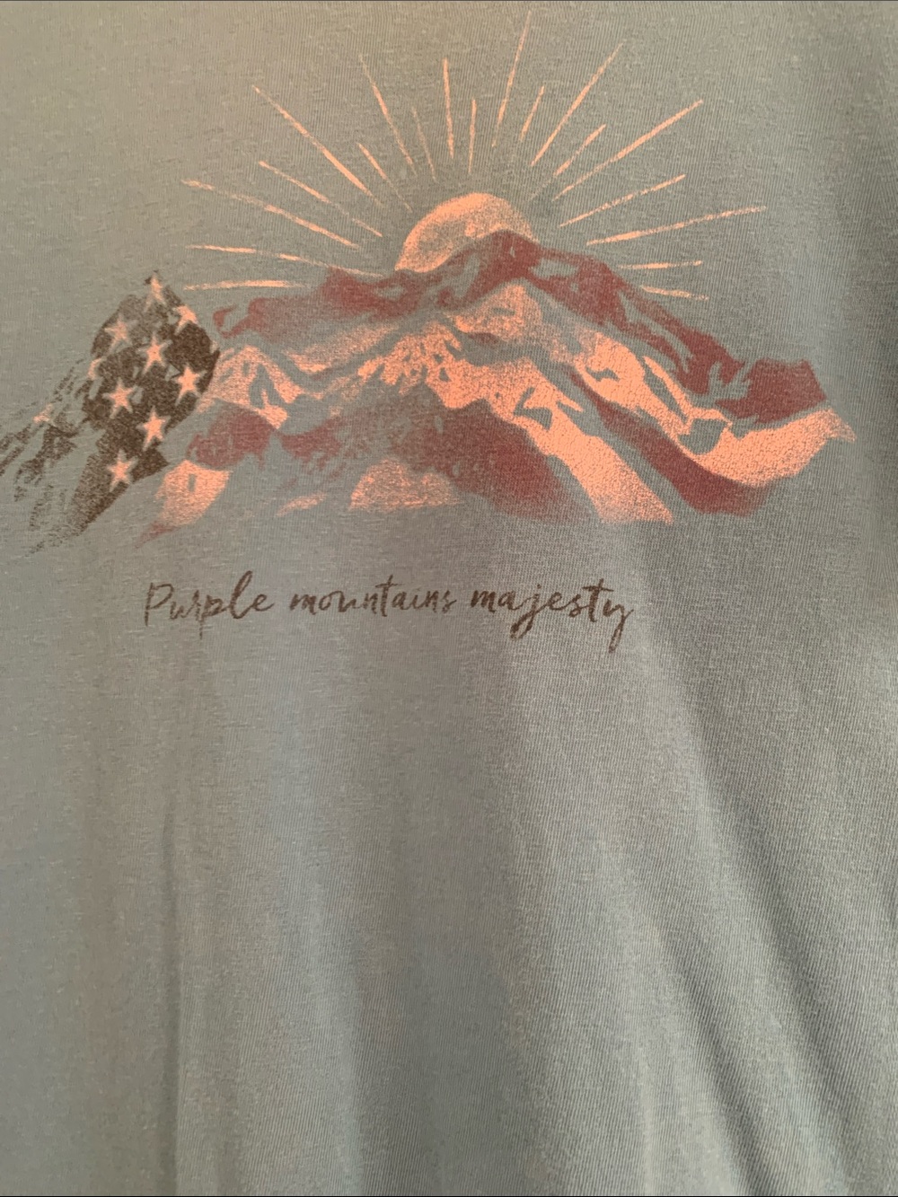 Life Is Good V-Neck Tee in Dusty Teal